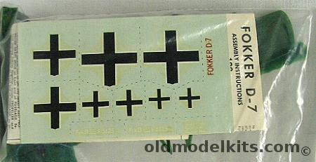 Aurora 1/48 Fokker D-7 Bagged, 106  plastic model kit